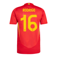 RODRIGO #16 Spain Home Jersey Player Version Euro 2024