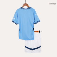 Kids Manchester City Home Jersey Kit 2024/25