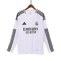 Real Madrid Home Long Sleeve Jersey 2024/25