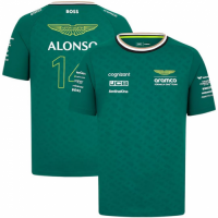 [Plus Size] Aston Martin Aramco Cognizant F1 Racing Team Fernando Alonso Driver T-Shirt 2024