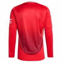 Manchester United Home Long Sleeve Jersey 2024/25