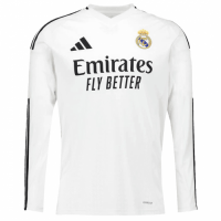 Real Madrid Home Long Sleeve Jersey 2024/25