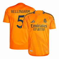 BELLINGHAM #5 Real Madrid Away Jersey Player Version 2024/25