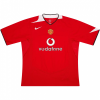 Rooney #8 Retro Manchester United Home Jersey 2005/06