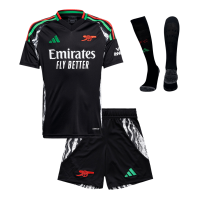 Kids Arsenal Away Full Kit(Jersey+Shorts+Socks) 2024/25