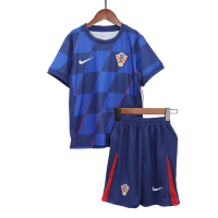 Kids Croatia Away Jersey Kit Euro 2024