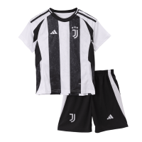 Kids Juventus Home Full Kit(Jersey+Shorts+Socks) 2024/25