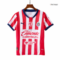 Kids Chivas Home Kit(Jersey+Shorts) 2024/25