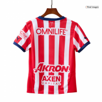 Kids Chivas Home Kit(Jersey+Shorts) 2024/25