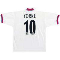 YORKE #10 Retro Aston Villa Away Jersey 1996/98