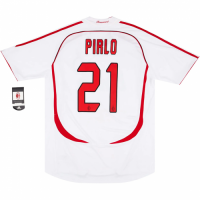 PIRLO #21 Retro AC Milan UCL Final Away Jersey 2006/07