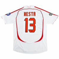 NESTA #13 Retro AC Milan UCL Final Away Jersey 2006/07