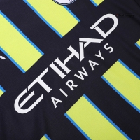 HAALAND #9 Manchester City Away Jersey 2024/25 - UCL Font