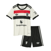 [Super Replica] Kids Manchester United Third Full Kit 2024/25