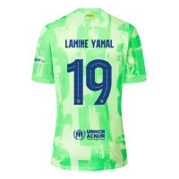 LAMINE YAMAL #19 Barcelona Spotify Logo Without Text Third Jersey 2024/25 - UCL Font