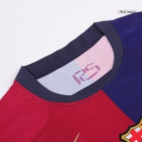 LEWANDOWSKI #9 Barcelona Home Spotify Logo Without Text Jersey 2024/25