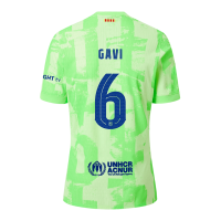 GAVI #6 Barcelona Third Match Jersey 2024/25 - UCL Font