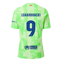 LEWANDOWSKI #9 Barcelona Third Match Jersey 2024/25 - UCL Font