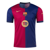 LEWANDOWSKI #9 Barcelona Home Spotify Logo Without Text Jersey 2024/25