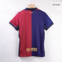 LEWANDOWSKI #9 Barcelona Home Spotify Logo Without Text Jersey 2024/25