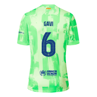 GAVI #6 Barcelona Third Jersey 2024/25 - UCL Font