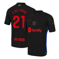 F.DE JONG #21 Barcelona Away Match Jersey 2024/25