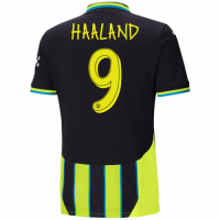 HAALAND #9 Manchester City Away Jersey 2024/25 - UCL Font