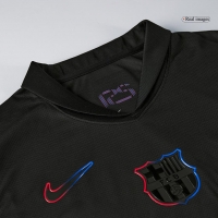 Barcelona Away Spotify Logo Without Text Full Kit 2024/25