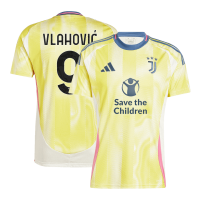 VLAHOVIĆ #9 Juventus Away Save The Children Jersey 2024/25