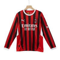 AC Milan Home Long Sleeve Jersey 2024/25