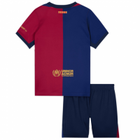 Kids Barcelona x Coldplay Home Jersey Kit 2024/25