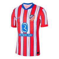 J.ALVAREZ #19 Atletico Madrid Home Jersey Player Version 2024/25