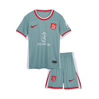 Kids Atletico Madrid Away Kit(Jersey+Shorts) 2024/25