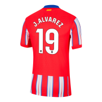 J.ALVAREZ #19 Atletico Madrid Home Jersey Player Version 2024/25