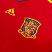 A. INIESTA #6 Retro Spain Home Jersey 2010