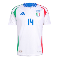 CHIESA #14 Italy Away Jersey Player Version Euro 2024