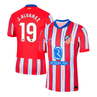 J.ALVAREZ #19 Atletico Madrid Home Jersey Player Version 2024/25