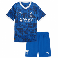 Kids Al Hilal SFC Home Kit(Jersey+Shorts) 2024/25