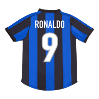 RONALDO #9 Retro Inter Milan Home Jersey 1999/00