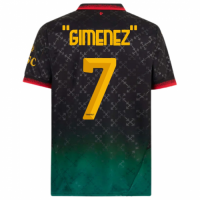 "GIMENEZ" #7 AC Milan Fourth Jersey 2024/25