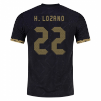 H. LOZANO #22 Mexico Third Jersey Gold Cup Player Version 2025