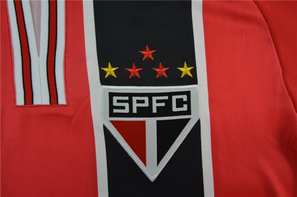 2015 Sao Paulo FC Away Red&Black Jersey Shirt