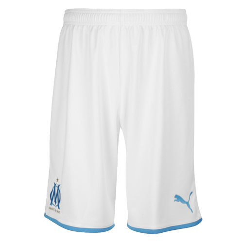 19-20 Marseille Home White Jerseys Kit(Shirt+Short)
