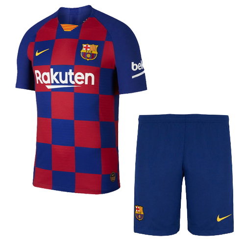 19/20 Barcelona Home Blue&Red Soccer Jerseys Kit(Shirt+Short+Socks)