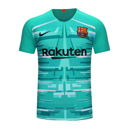 19 20 Barcelona Goalkeeper Blue Soccer Jerseys Shirt Cheap Soccer Jerseys Shop MINEJERSEYS.RU