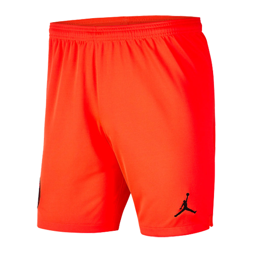 19/20 PSG JORDAN Away Red&Orange Soccer Jerseys Kit(Shirt+Short)