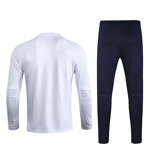 2020 Colombia White Zipper Sweat Shirt Kit(Top+Trouser)
