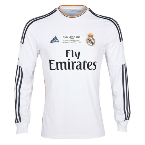 Real Madrid Retro Jersey Home Long Sleeve 2013/14