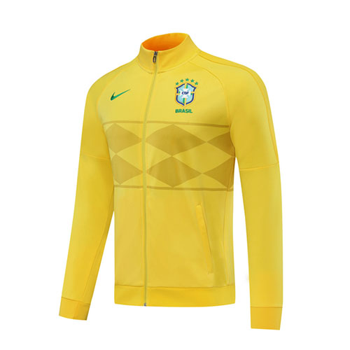 2021 Brazil Yellow Player Version Tranining Jacket
