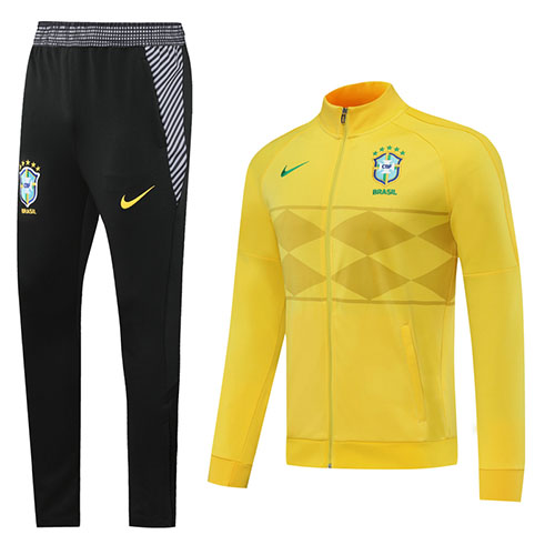 2020 Brazil High Neck Collar Training Kit(Jacket+Trouser)